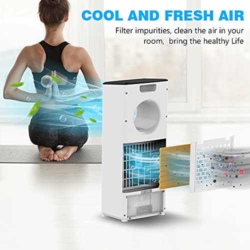 31 Evaporative Air Cooler Bladeless Fan w/Cooling & Humidification