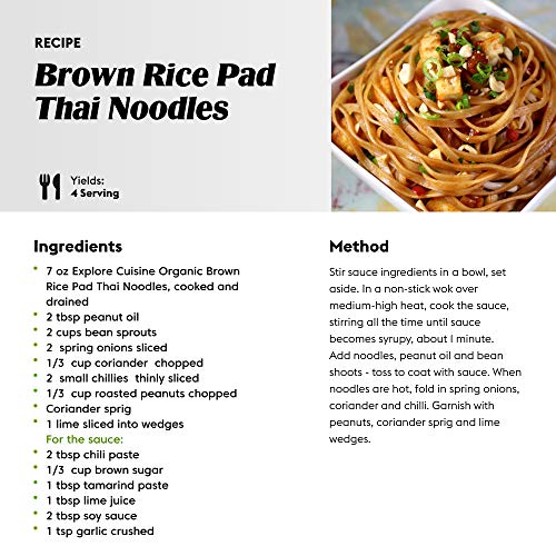 Explore Cuisine Organic Brown Rice Noodles Family Pack 2 lbs