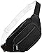 Kayhoma Fanny Pack 50in Bum Bags Water Resistant Waist Belt Purse Black