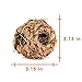 simoce Handmade Edible Natural Grass Bell Play Ball/Holey Nest/Holey Tunnel for Rabbit, Hamster, Guinea-Pig or Chinchilla, Chew Toy for Small Animals.