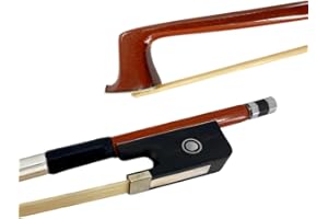 ModouString Viola Bow 4/4 Brazilwood with Ebony frog Metal wire decoration natural Horse Hair Pearl inlay Lightweight