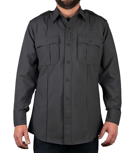 Amazon.com: First Class Polycotton Long Sleeve Uniform Shirt