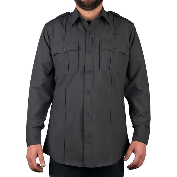 Amazon.com: First Class Polycotton Long Sleeve Uniform Shirt