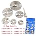 QST New Portable 6pcs HSS Rotary Tool Circular Saw Blades Cutting Discs Mandrel For Dremel Cutoff With Connecting Rod