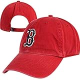 '47 Brand Red Sox Garmet Washed Red Cap Red