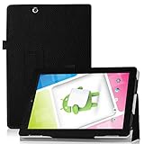 Famavala Folio Premium Vegan Leather Case Cover for 10.1