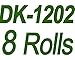 DK-1202 Labels Compatible Brother Die-Cut Shipping Label 62mm x 100mm(2-3/7 x 4 Inches) With One Refillable Cartridge for Brother QL 700 720NW 570 500 Printer and more (300 labels Per Roll, 8 Rolls )