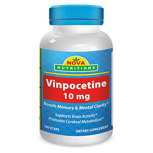 Vinpocetine 10 mg 180 Vcaps by Nova Nutritions