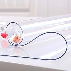 NECAUX Custom 32 x 56 Inch Clear Table Cover