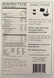 Vegan Chocolate Instant Pudding Mix 4 Pk by