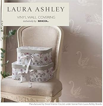 Amazon ローラ アシュレイ 壁紙 スワンス のりなし ベスト クロス Bl1915 1ｍ単位で切り売り 壁紙