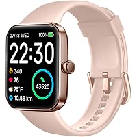 SKG Smart Watch for Women, Fitness Tracker with 5ATM Swimming Waterproof, Health Monitor for Heart Rate, Blood Oxygen&Sleep,