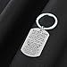 YEEQIN Son Keychain Key Ring Believe Inspirational Gifts From Dad Mom Birthday Graduation Christmas Gifts (Son Keychain From Dad)