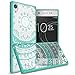 CoverON Hard Slim Fit ClearGuard Series for Sony Xperia XA1 Ultra Case, Teal Mandala Design