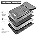 Neck Wallet Travel Pouch RFID Blocking, Money Credit Card Passport Holder with Neck Strap, Anti-Theft Security Traveling Pouch for Women, Men, Kids, Waterproof (Grey)