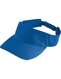 Augusta Sportswear Youth Sport Twill Visor OS Royal