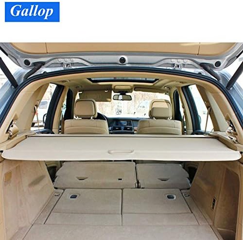 Gallop Retractable Trunk Cargo Cover Rear Privacy Sliding Shutter for BMW X5 2008-2014 - Black