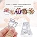 Nail Tips Clip, Transparent Polygel Quick Building Finger Nail Extension Builder Clamps Manicure Nail Art Tool (5Pcs)