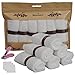 Monclaire® 6pcs 10x10 Inchs 100% Organic Bamboo Baby Bath Washcloths Ultra Soft Pefect For Baby's Sensitive Skin,Natural bathroom Dish Kitchen Towels Crochet Cleanning cloth+Gift(Nail clipper)