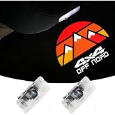 2Pack Never Fade LED Laser Ghost Shadow Light Car Door Welcome Projector | HD LED Projection,Ghost Shadow Effect,Auto On/Off Design,Compatible with Tacoma 4Runner Rav4 TRD Camry Lexus Accessories