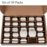 GasSaf Gas Grill Ceramic Briquettes Replacement for Select Turbo, Nexgrill Gas Grill Models, 2 x 2 x 0.8 inch, Set of 50 pcs