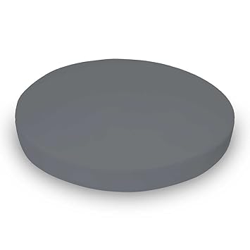 grey round crib