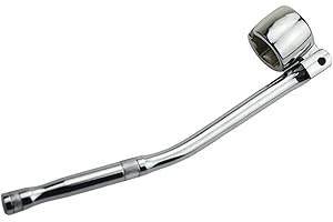 O2 Sensor Wrench - Oxygen Sensor Removal Tool - Flexible Sensor Socket Removal Tool, Offset 6-Point Oxygen Sensor Socket Tool