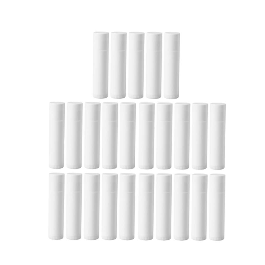 Travel Container 30pcs 5g Empty Lip Balm Containers, Approved, DIY Empty Lip Balm Tubes (White) Lip Gloss Clear