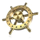 Fidget Spinners, HoneyAKE Spinner Fidget Toy Finger Spinner EDC Spinner Toy High Speed Stainless Steel Bearing Hand Spinner for ADD ADHD Stress Reducer Relieves Anxiety Boredom Killing Time (Gold)