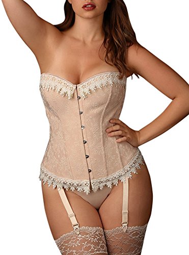 Hips & Curves Women's Jacquard Corset