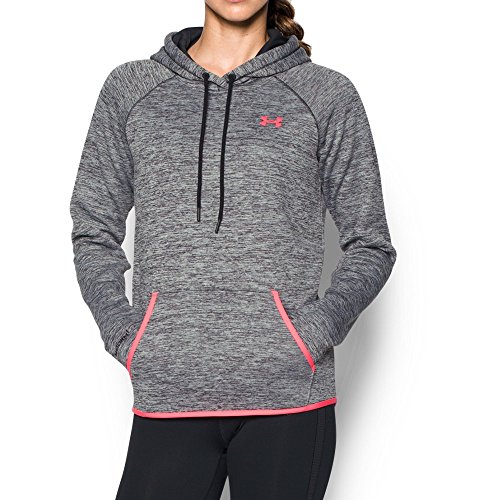 Under Armour Women's Storm Armour Fleece Icon Twist Hoodie, Black/Brilliance, Medium