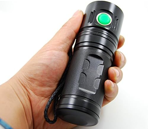2017 Shuo Li De New USB Rechargeable 3000 lumens CREE XHP70 LED torch Flashlight led lamp Using 318650 battery
