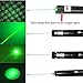 NULIPAM Tactical Green Hunting Rifle Scope Sight Laser Pen, Demo Remote Pen Pointer Projector Travel Outdoor Flashlight, LED Interactive Baton Funny Laser Toy