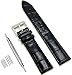 CIVO Genuine Leather Watch Bands Top Calf Grain Leather Watch Strap 16mm 18mm 20mm 22mm 24mm for Men and Women