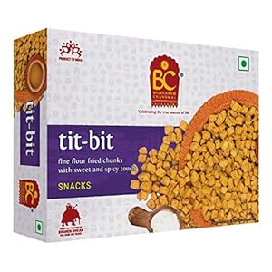 Bhikharam Chandmal Tit Bit – Maida Namkeen – 425gm (425gm Pack of 1)