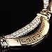 MOOCHI Women Necklace Jewelry Set Gold Plated Crystal Double Chain African Style