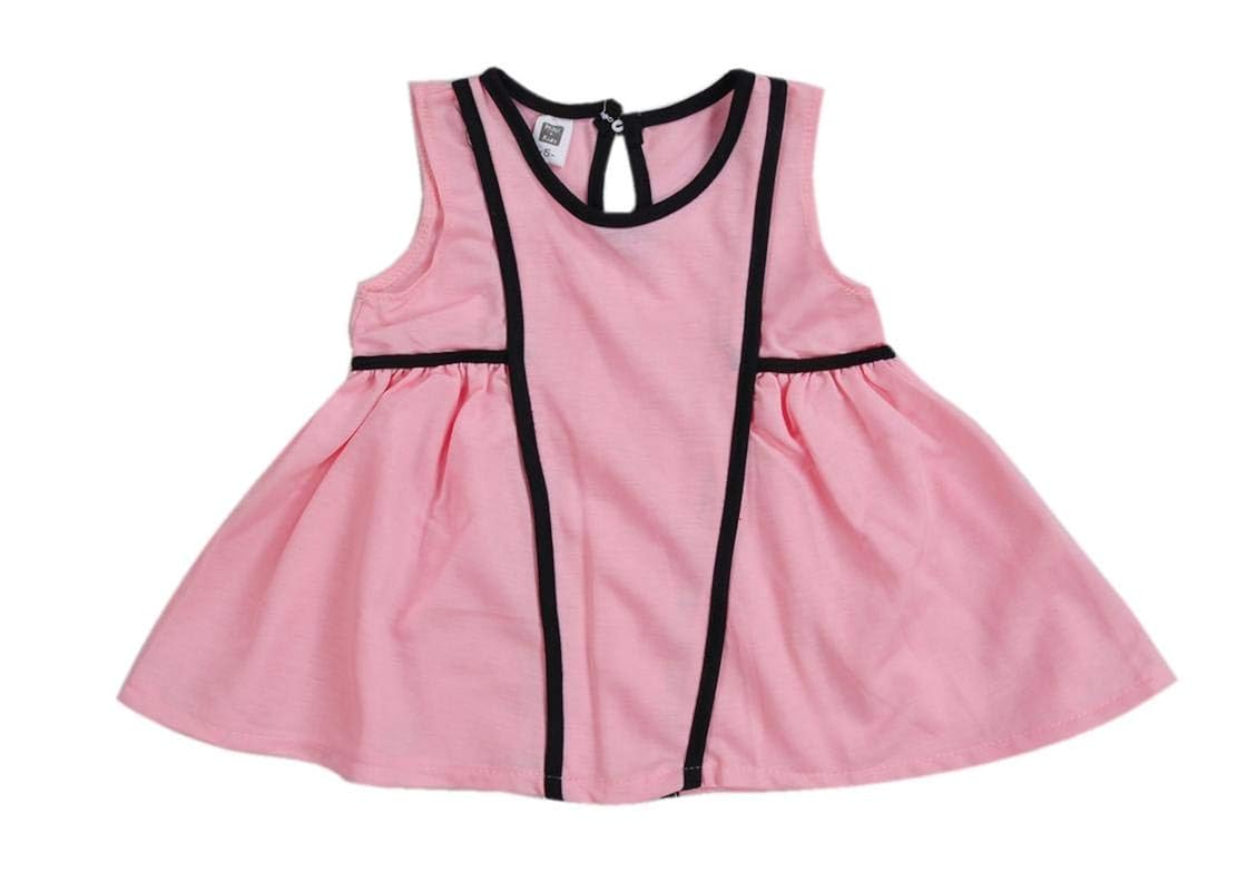 pink and black frock