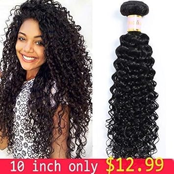 Amazon Com Brazilian Kinky Curly Virgin 1 Bundle Hair Brazilian