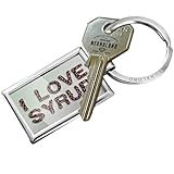 Keychain I Love Syrup Chocolate Fudge Sprinkles