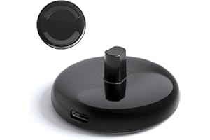 ROLEADER Induction Charger Compatible with Oral-B Braun Electric Toothbrushes IO3/4/5/6, Pro 1000/3000/5000, D100, Portable Travel Type C Charger Replacement for 3757, Black