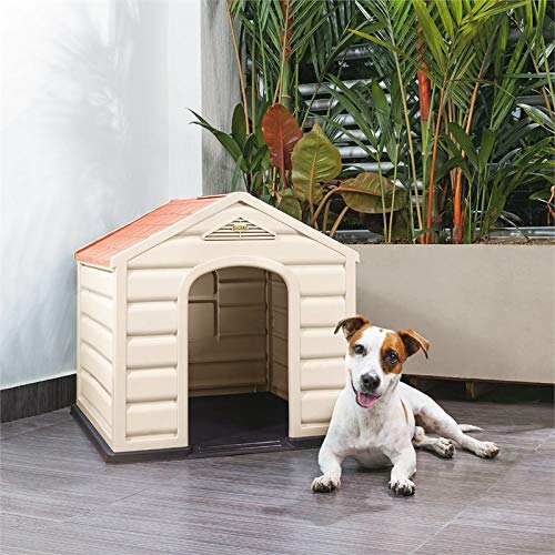 Levan Home Rimax Outdoor Dog House For Small Breeds, Moisture, Rust