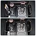 Auto Gear Shift Storage Box Center Console Organizer Tray Console Side Pocket Organizer Phone Storage Compartment for 2018-2021 JL JLU & Gladiator JT Truck