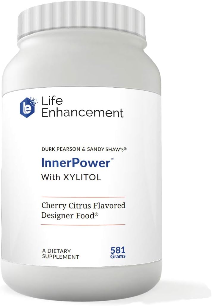 Life EnhancementInnerPower with Xylitol |Amino Acids, B Vitamins, Choline, Folate, Minerals, and More | 30 Servings