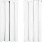 PONY DANCE White Thermal Curtain Panel Set 46 x 54 Eyelet 2 Pieces view 9