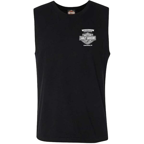 Harley-Davidson タンクトップ Amazon.com: Harley-Davidson Men's Heritage H-D Muscle Shirt Tank