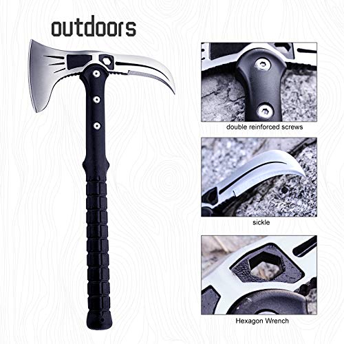 ANTARCTICA Tactical Axe,Camping Hiking Tomahawk Survival Outdoor Throwing Hatchet with Nylon