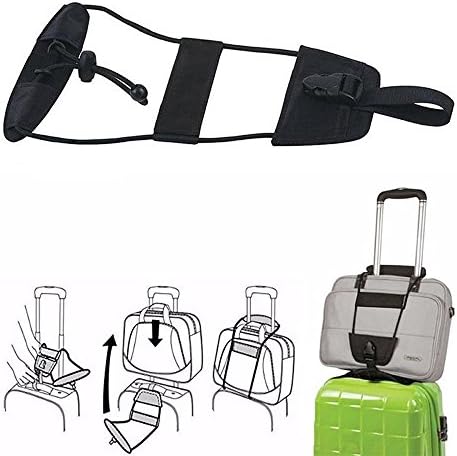 Bag Bungee Luggage Strap Portable Suitcase Add A Bag Strap Adjustable Travel Belt Cord Carry On Bungee Bag Parts Case Travel Accessories Supplies Gear Item