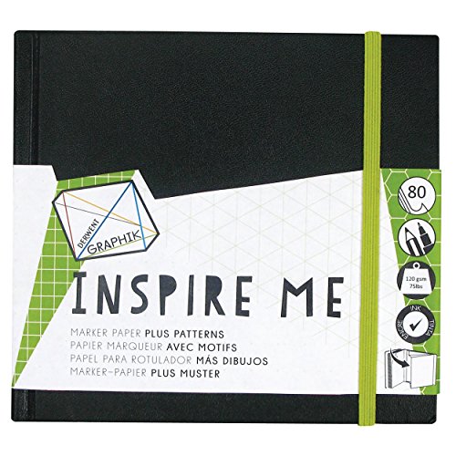 Derwent small sketch book, graphik inspire me, 80 pages…