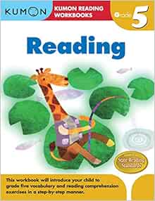 Amazon.com: Grade 5 Reading (Kumon Reading Workbooks): 9781934968956