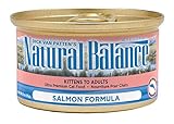 Natural Balance Salmon Formula Wet Cat Food, 3-Ounce Can (Pack of 24)